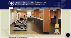 Desktop Screenshot of aldenestatesofshorewood.com