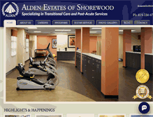 Tablet Screenshot of aldenestatesofshorewood.com